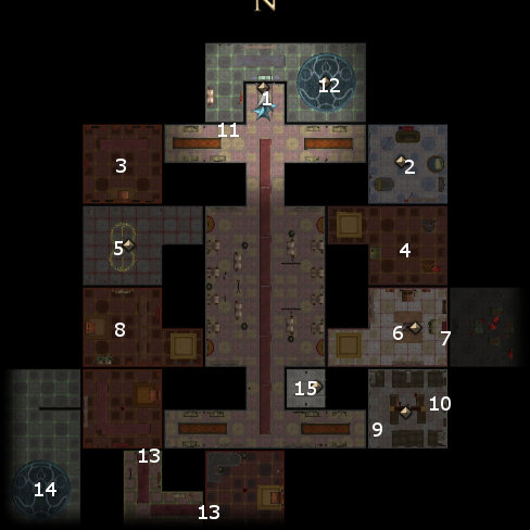 Instructor's Quarters Map