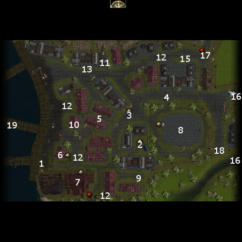 Docks District map