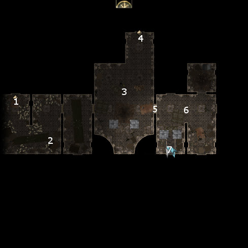 Crossroad Keep Interior map