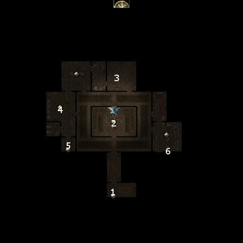 Aldanons Manse Main Level Map