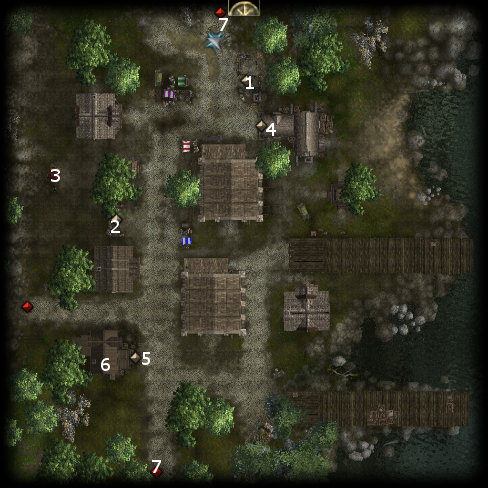 Port Llast Map