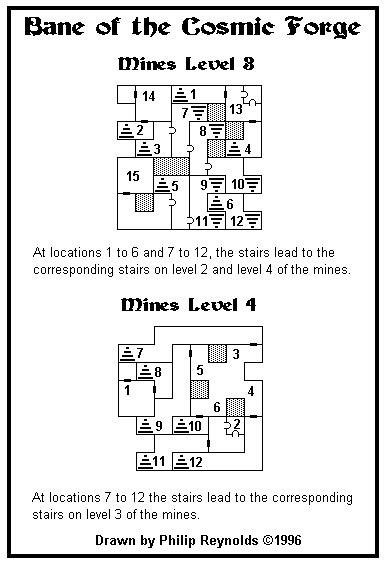 The Mines, Level 3 and 4