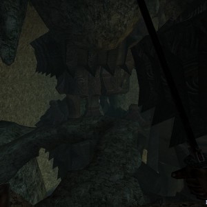 Morrowind: A vault deep inside a Daedric shrine near Ald Velothi. I found a full suit of Ebony armour in there!