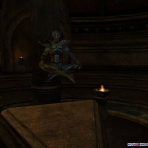 Morrowind: Confrontation with Vivec.