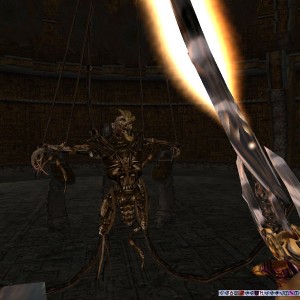 Tribunal: The late Sotha Sil. The weapon is the reforged Trueflame.