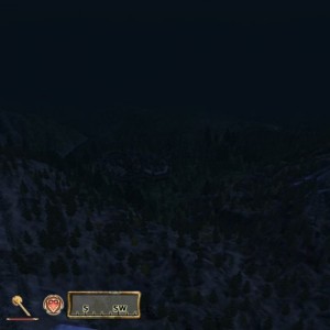 Oblivion: Night-time view from Dive Rock.