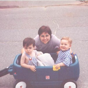 The kid on the left is our neighbor Colin.