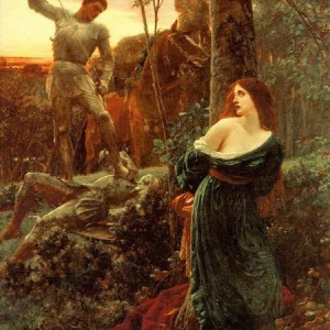 Sir Frank Dicksee   Chivalry 1885