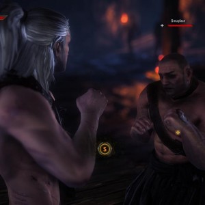 9 - The new fist fighting system in The Witcher 2. Pretty easy, just press the buttons in the order they pop up on the screen.