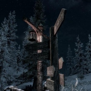 One of many lamps added by the mod Lamps of Skyrim.