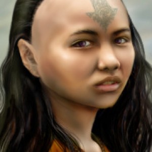 Yangchen - by enkida [http://enkida.deviantart.com/art/BG2-Style-Female-Portrait-08-287885878]