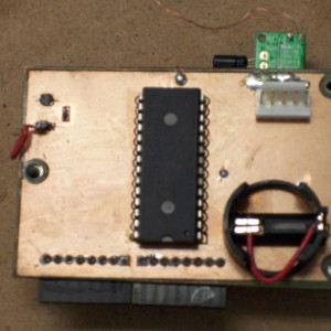 Populated clock PCB top side