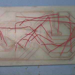 Clock face PCB bottom side