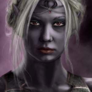 Xulaye (BG2 mod NPC) portrait from Enkida's Portrait Pack