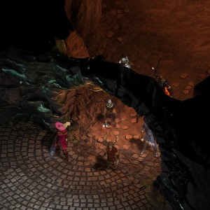 Screenshot from the "Cliaban Rilag Ruins" dungeon in Pillars of Eternity