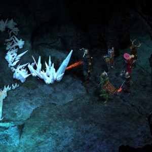 Screenshot from the "Od Nua" dungeon in Pillars of Eternity