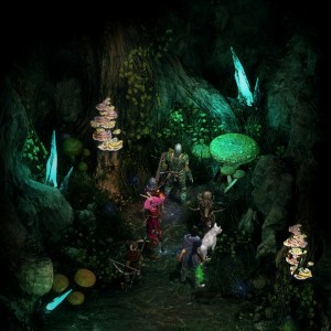 Screenshot from the "Lle a Rhemen" dungeon in Pillars of Eternity