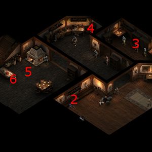 Purnisc's House, Lower Floor Map