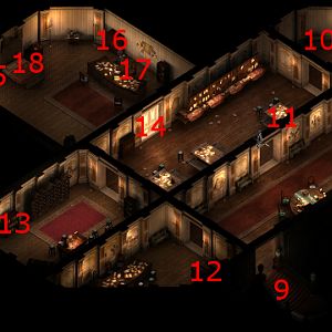 Hadret House Upper Floor Map