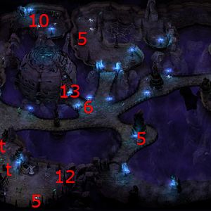 Luminescent Caves Map