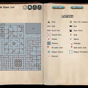 Dargoth's Tower, Level 5 Map