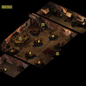 Baldur's Gate 2 EE: Five Flagons Inn, Main Floor