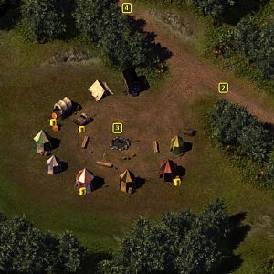 Baldur's Gate 2 EE:  Helmite Camp