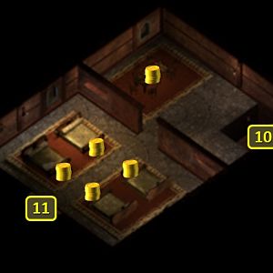 Baldur's Gate 2 EE: Delosar's Inn, Upper Floor