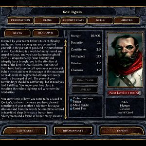 Baldur's Gate EE: The Adventures of Ser Tigris